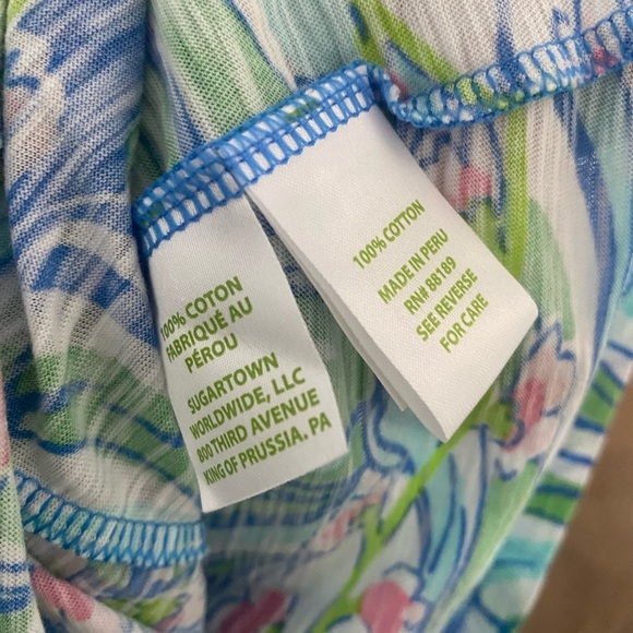 Lilly Pulitzer Wiley Ruffle Tube Top Size XS - Picture 2 of 6